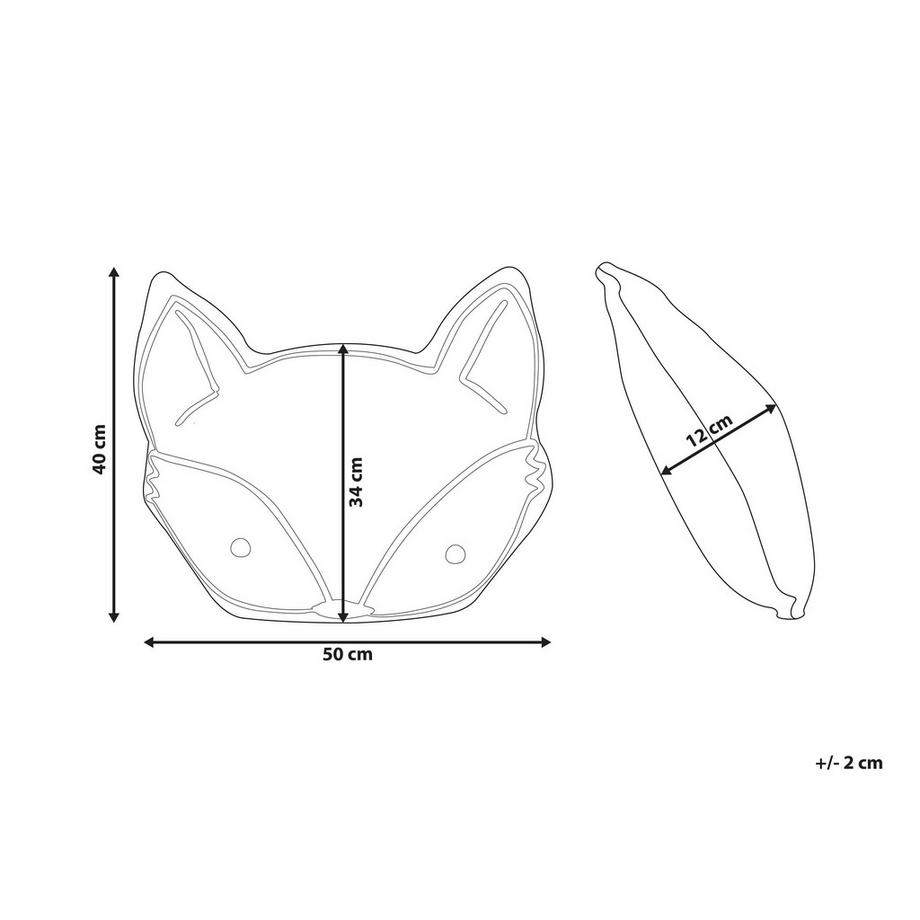 Beliani Cuscino decorativo en Cotone Moderno VADODARA  