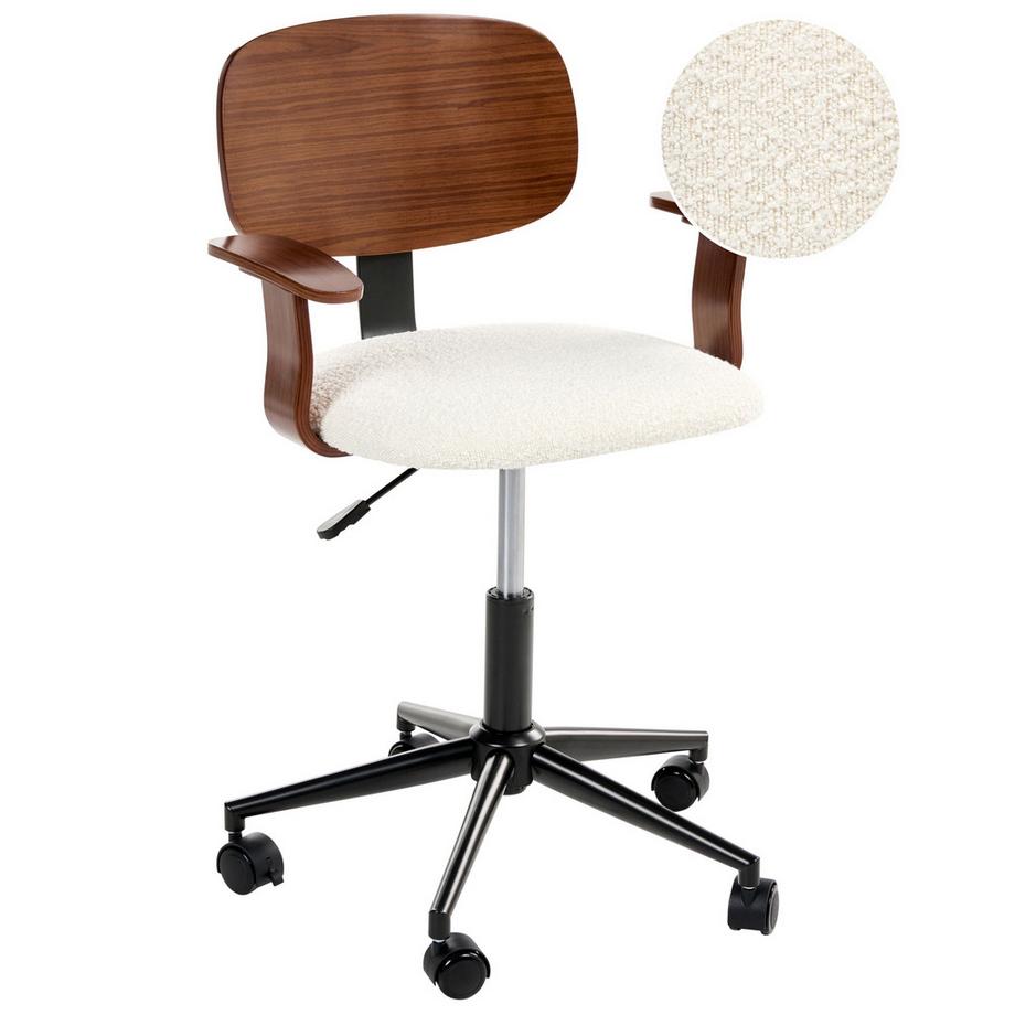 Chaise de bureau en Bouclé  GUNNISON