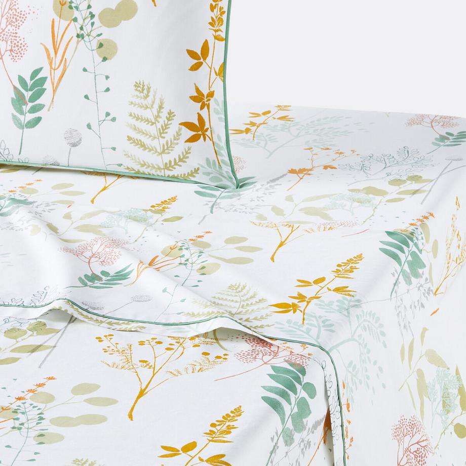 La Redoute Intérieurs Drap plat Herbarium Percale de Coton  