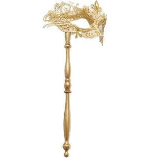 Tectake  Masque vénitien sur bâton 