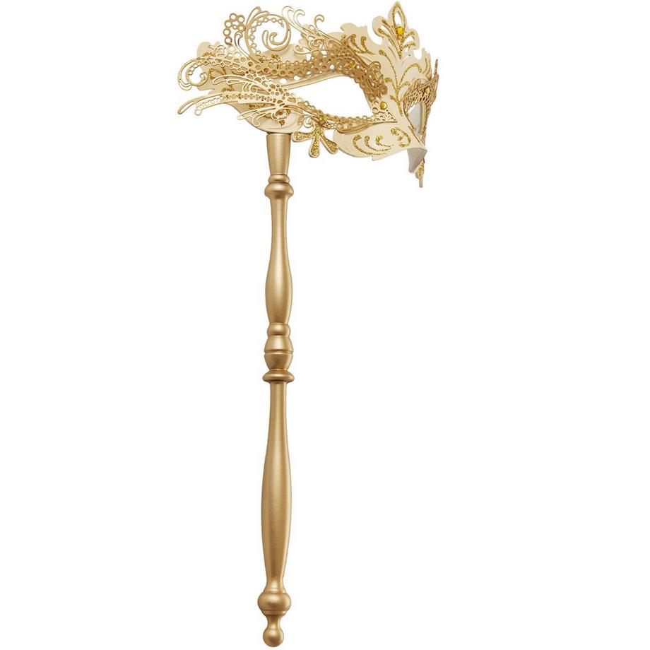 Tectake  Venezianische Stabmaske 