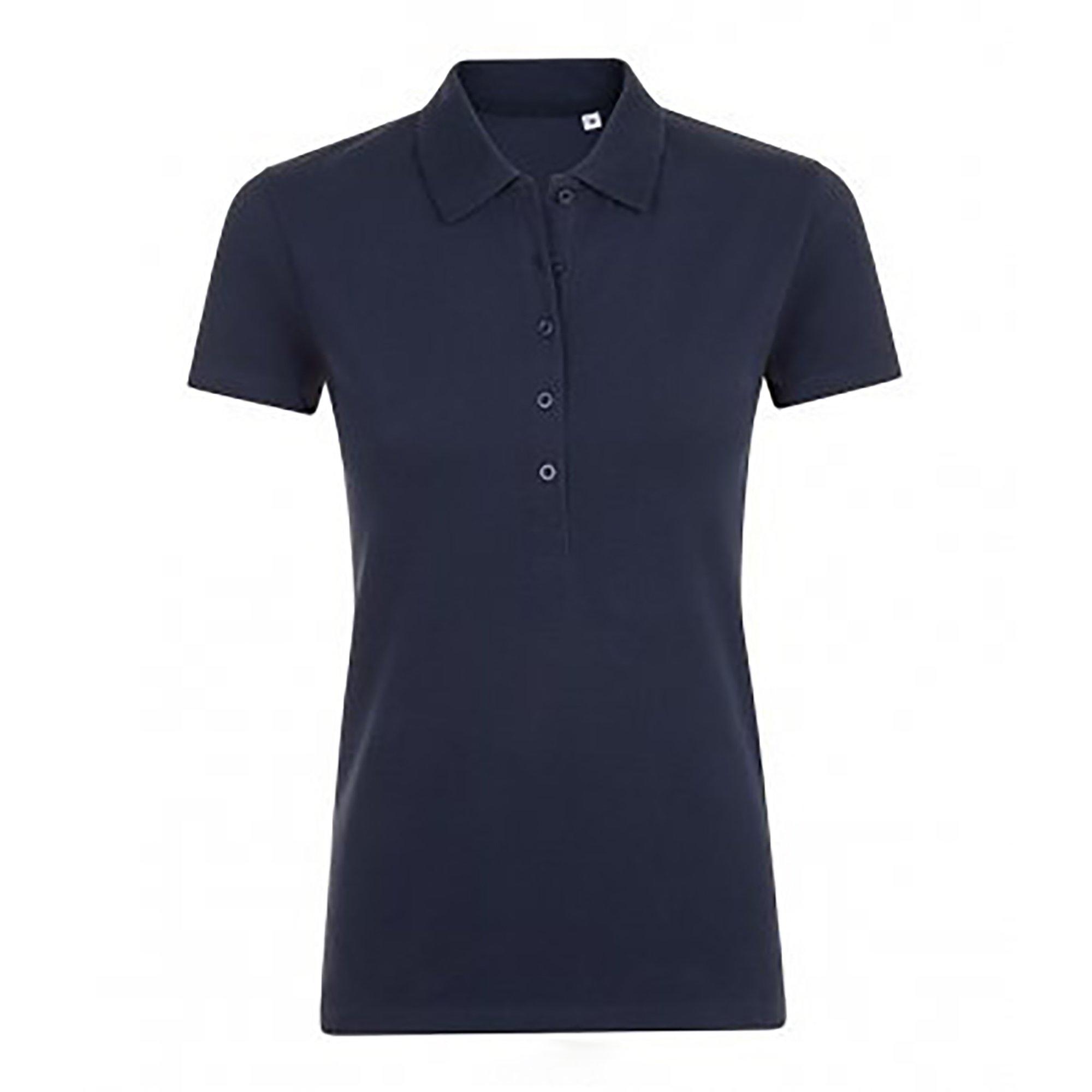 Image of Phoenix Kurzarm Pique Polo Shirt Damen Marine XXL