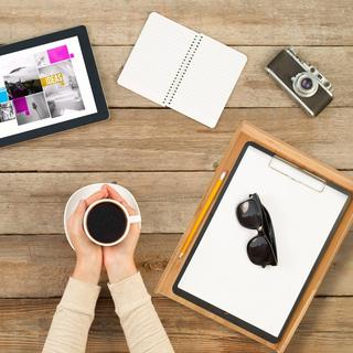 B2X Boîte aux lettres en bambou 33 x 25 x 6 cm  