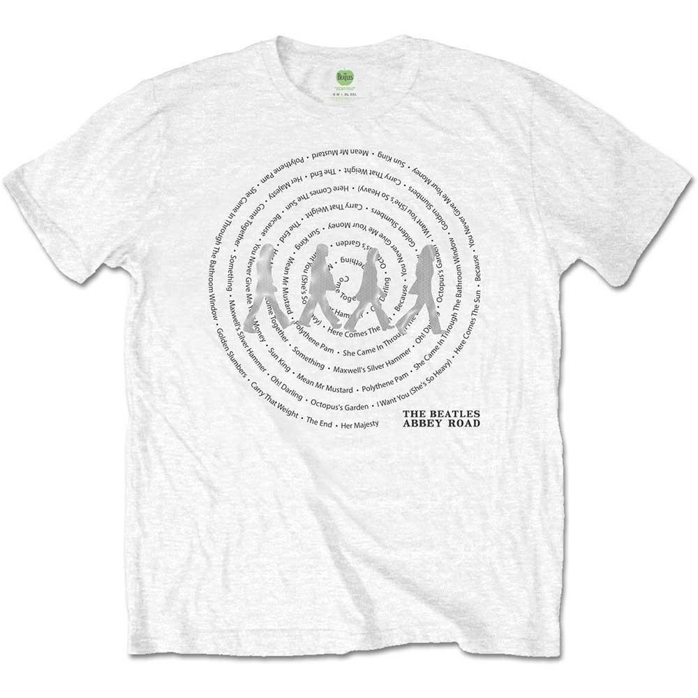 Image of Abbey Road Songs Swirl Tshirt Damen Weiss S