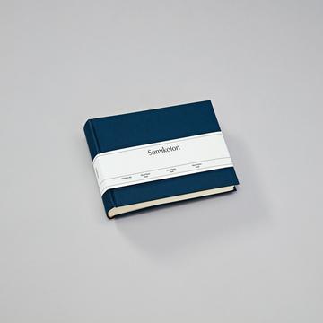 Semikolon Classic Small album fotografico e portalistino Blu 40 fogli Rilegatura all'inglese