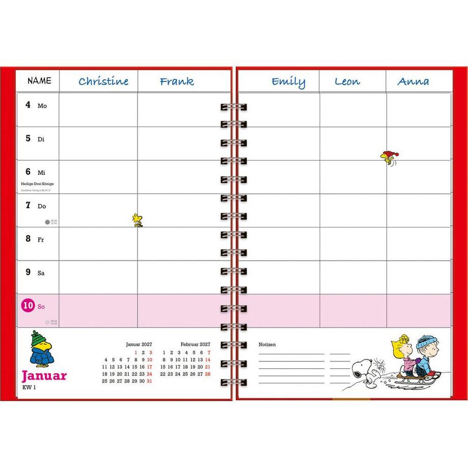 Heye Familienagenda Peanuts  