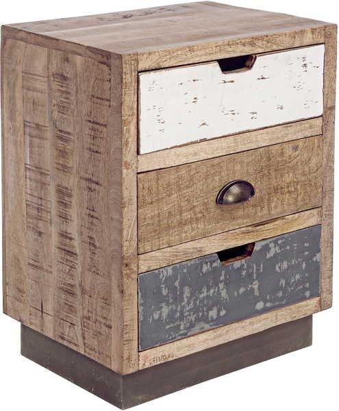 Image of Beistellmöbel Tudor 3 Schubladen Beistellmöbel Tudor 3 Schubladen