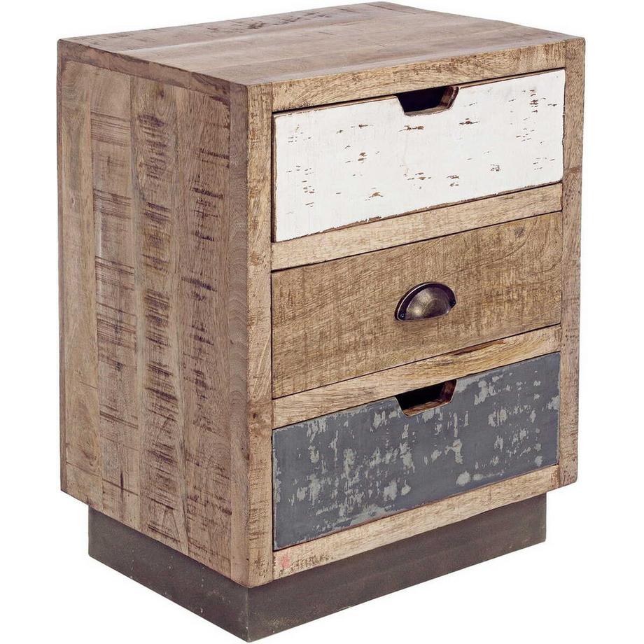 mutoni Meuble d'appoint Tudor 3 tiroirs  