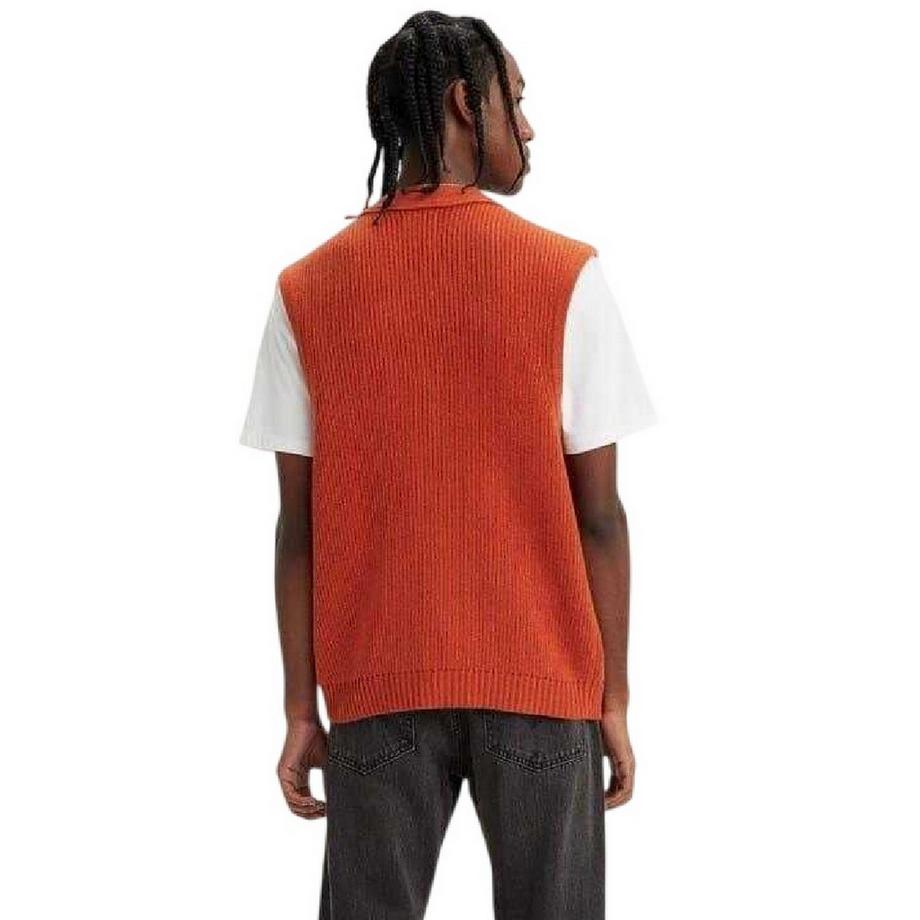 Levis Gilet lavorato a maglia con scollo a V e bottoni  