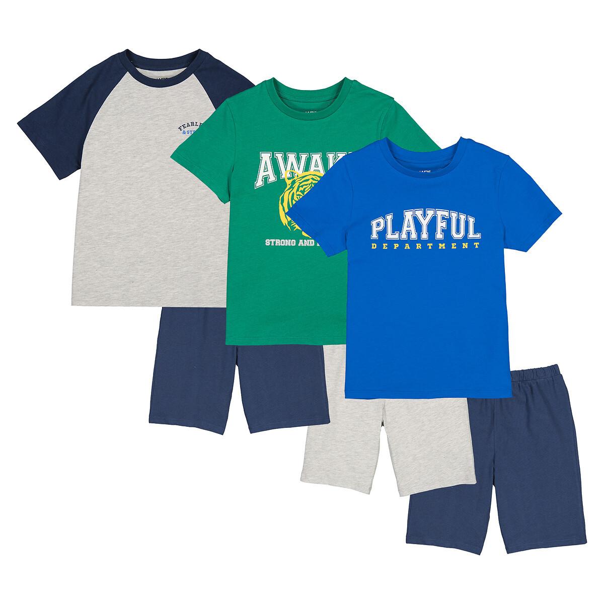 Image of 3er-pack Kurzpyjamas Jungen 134/140