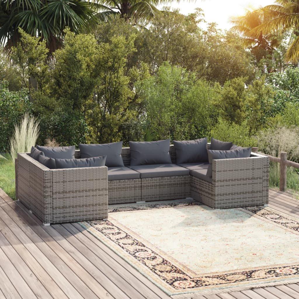 VidaXL Garten-lounge-set poly-rattan  