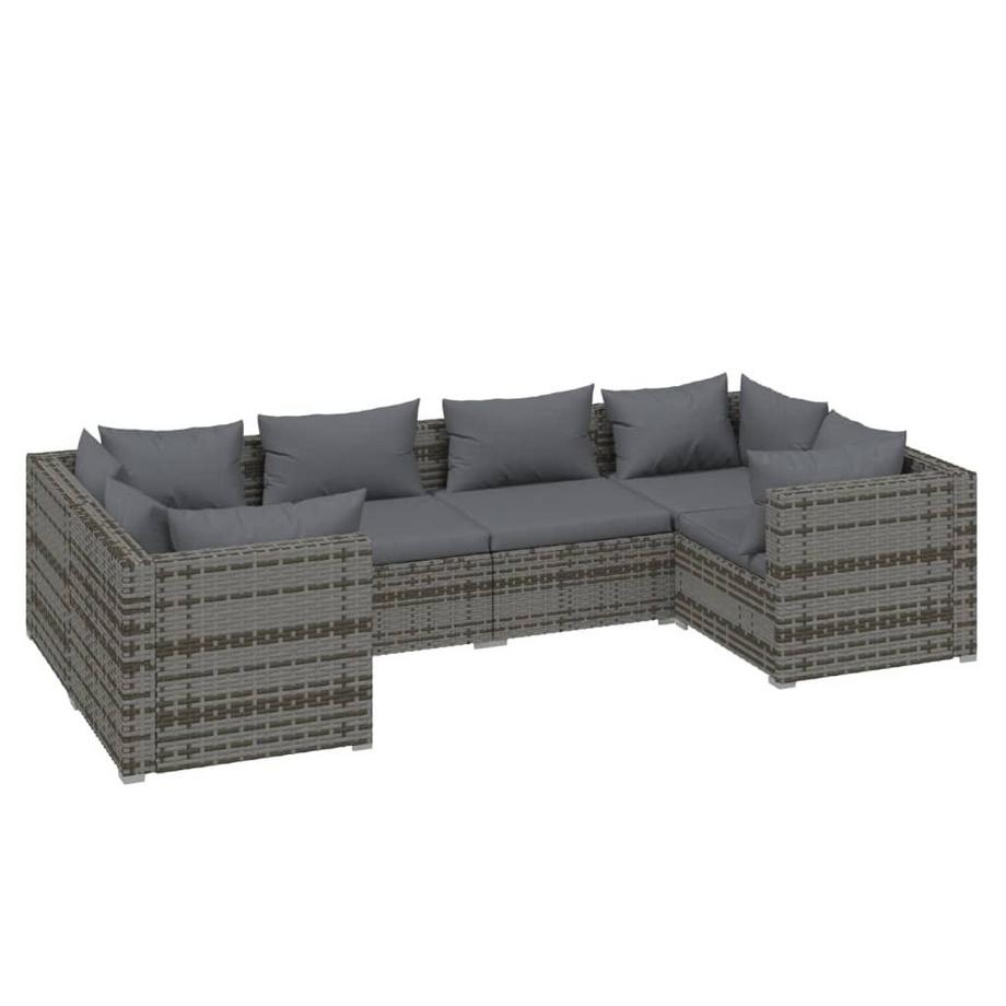 Garten-lounge-set poly-rattan