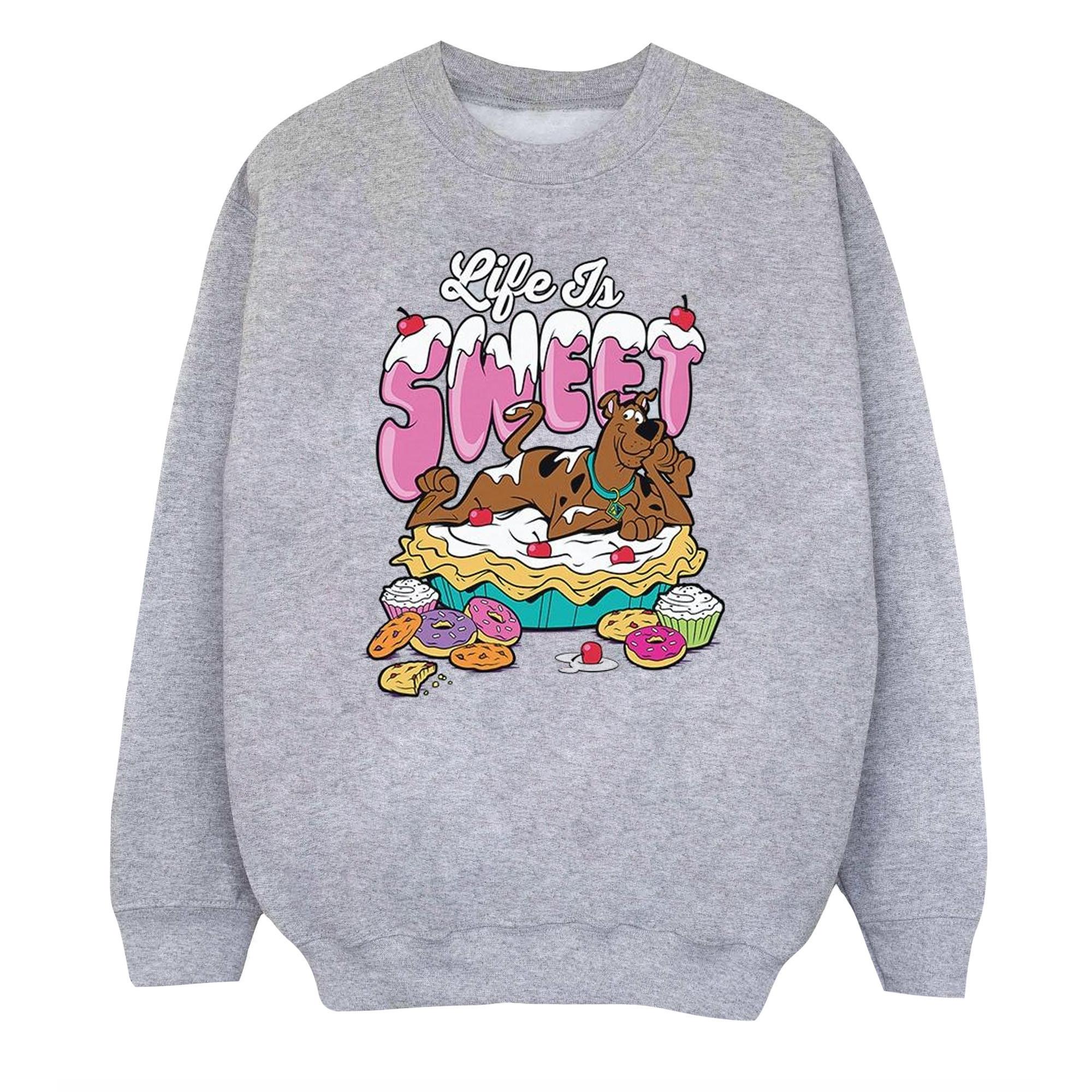Image of Life Is Sweet Sweatshirt Mädchen Grau 128