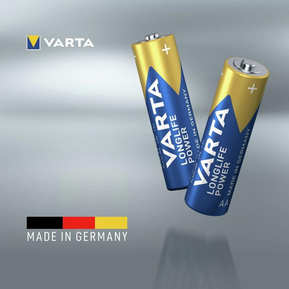VARTA  Longlife Power Alkaline Batterien AA, 40er-Set 