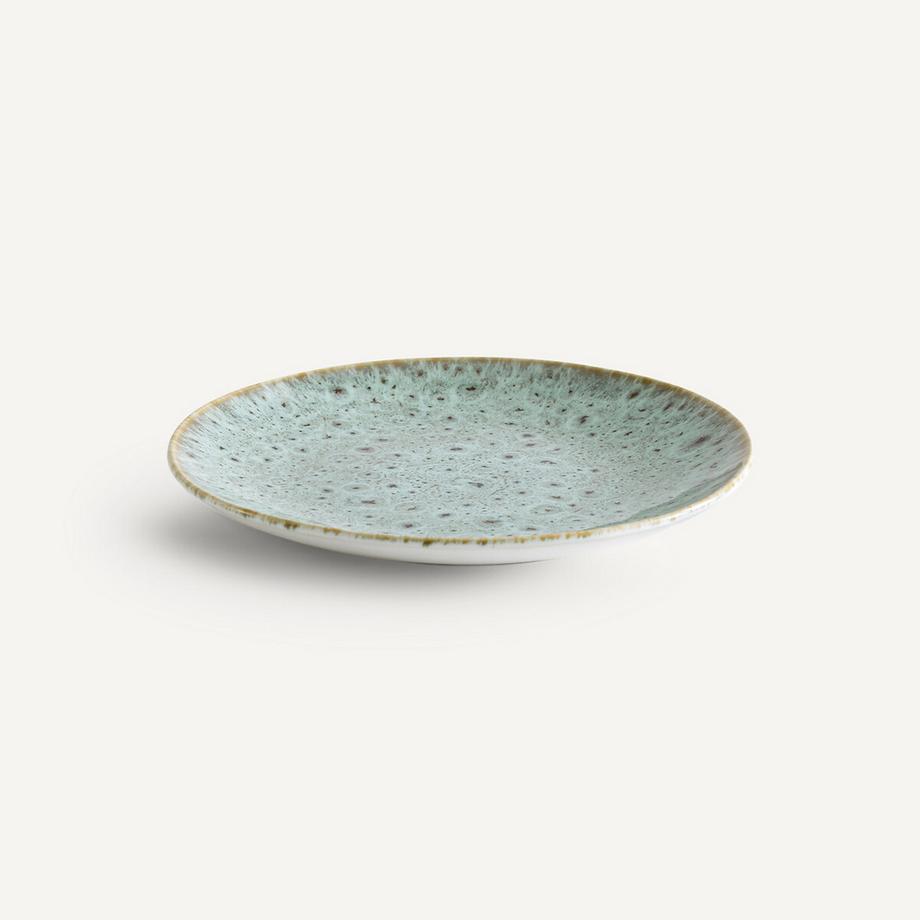 AM.PM Lot de 4 assiettes à dessert grès émaillé  