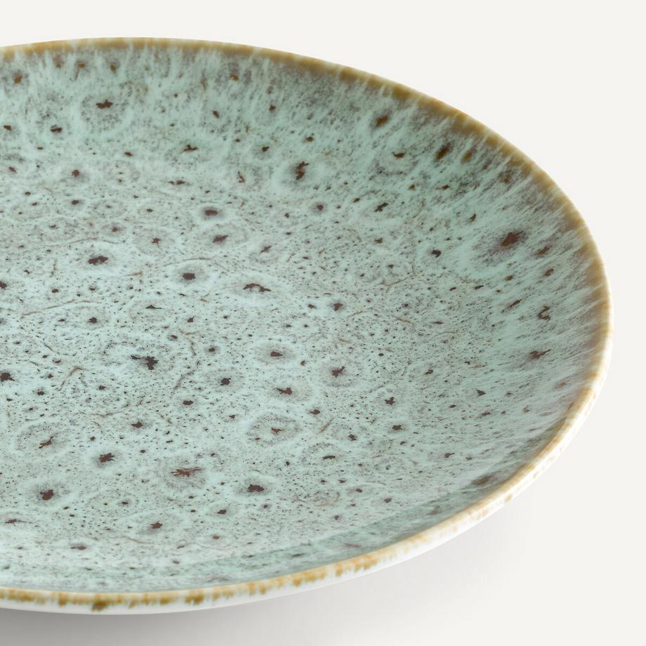 AM.PM Lot de 4 assiettes à dessert grès émaillé  