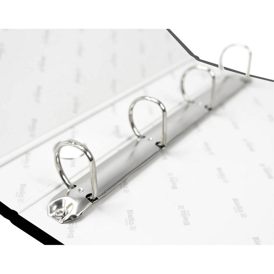 Biella BIELLA Zeigebuch Dinor-Quatro 4cm 126444.02 schwarz, 4-Ring A4  