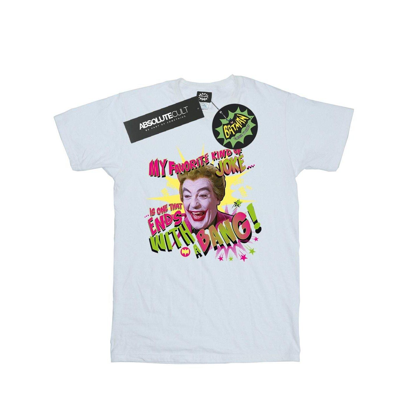 Image of Batman Tv Series Joker Bang Tshirt Herren Weiss XXL