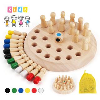 Activity-board  Holz-Memory-Schach, Memory-Match-Stick-Schach, Schachspiel Lernspielzeug, Memory-Schach, Holz-Memory-Schach für Kinder 