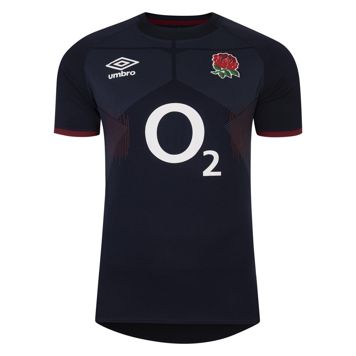 Image of Alternatives Jersey 2324, England Rugby Jungen Schwarz 146/152