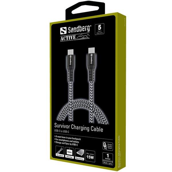 Sandberg  Survivor USB-C- USB-C Cable 1M 