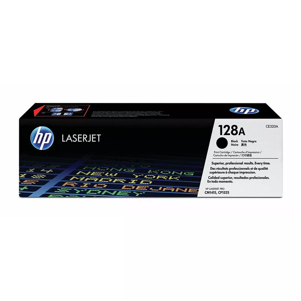 Hewlett-Packard – HP Toner-Modul 128A schwarz CE320A Color LJ Pro CM1415 2000 S., Schwarz, One Size
