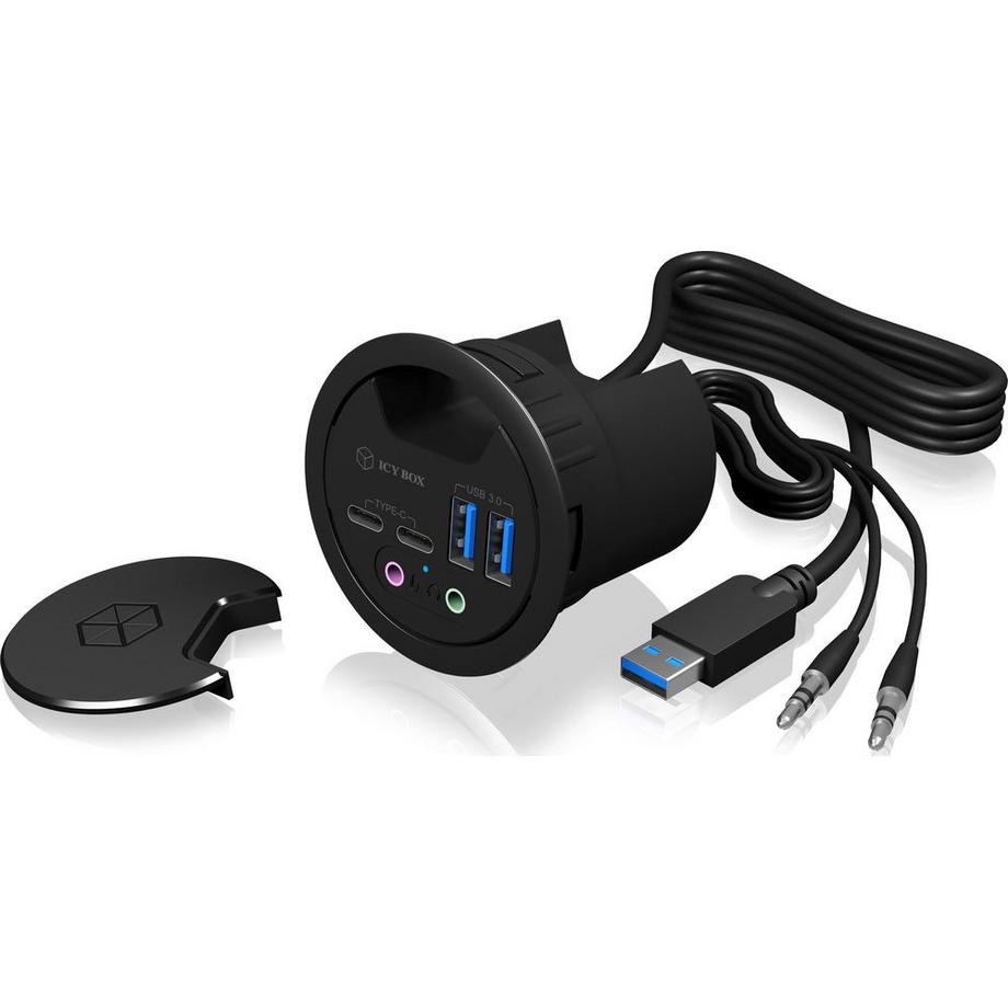 RaidSonic  ICY BOX Tisch-Hub IB-HUB1403B 