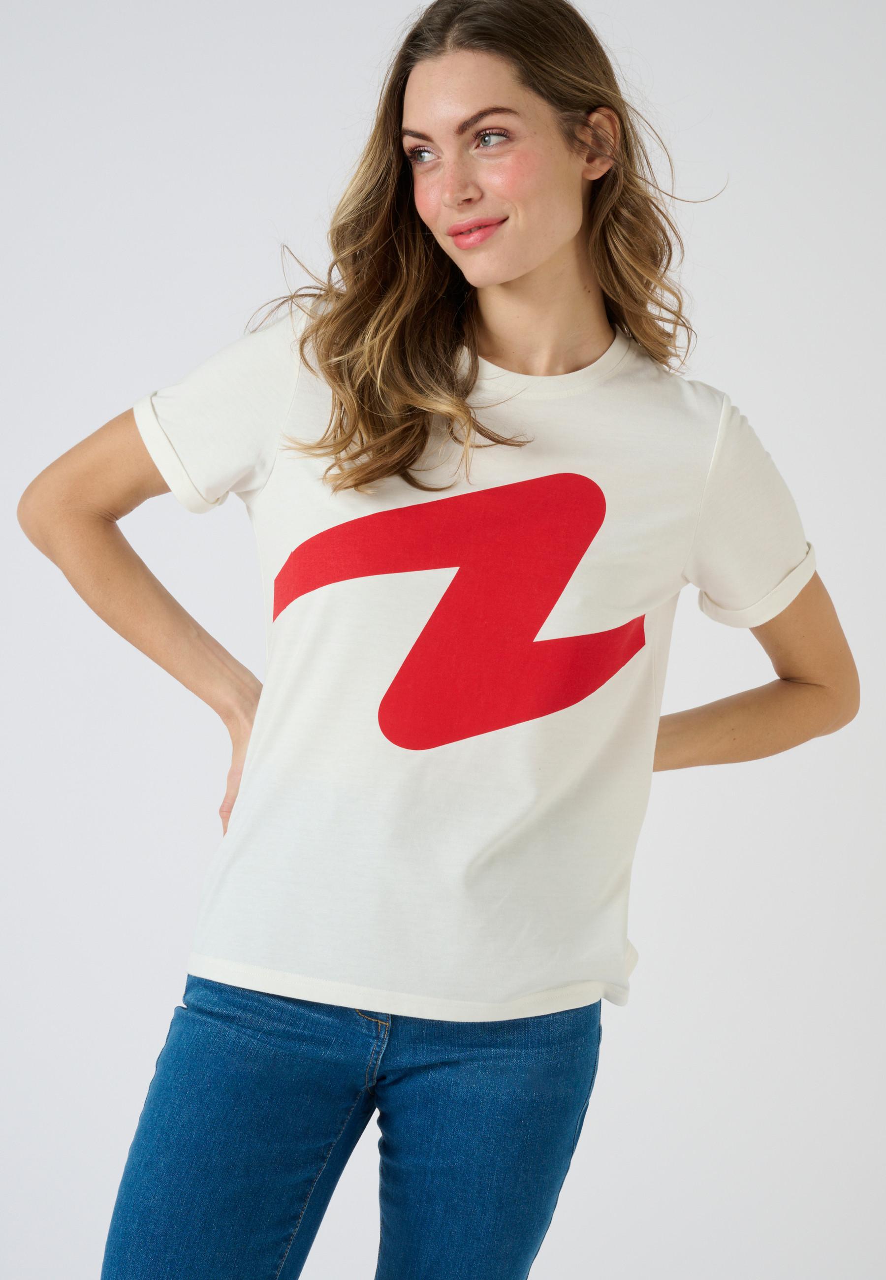 Image of T-shirt Thermolactyl Mit -blitzmuster Damen Weiss 46-48