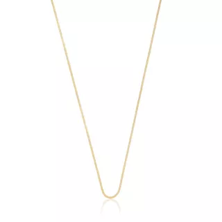 MUAU Schmuck  Collier Fuchsschwanz Gelbgold 750, 0.9mm, 45cm Gelbgold