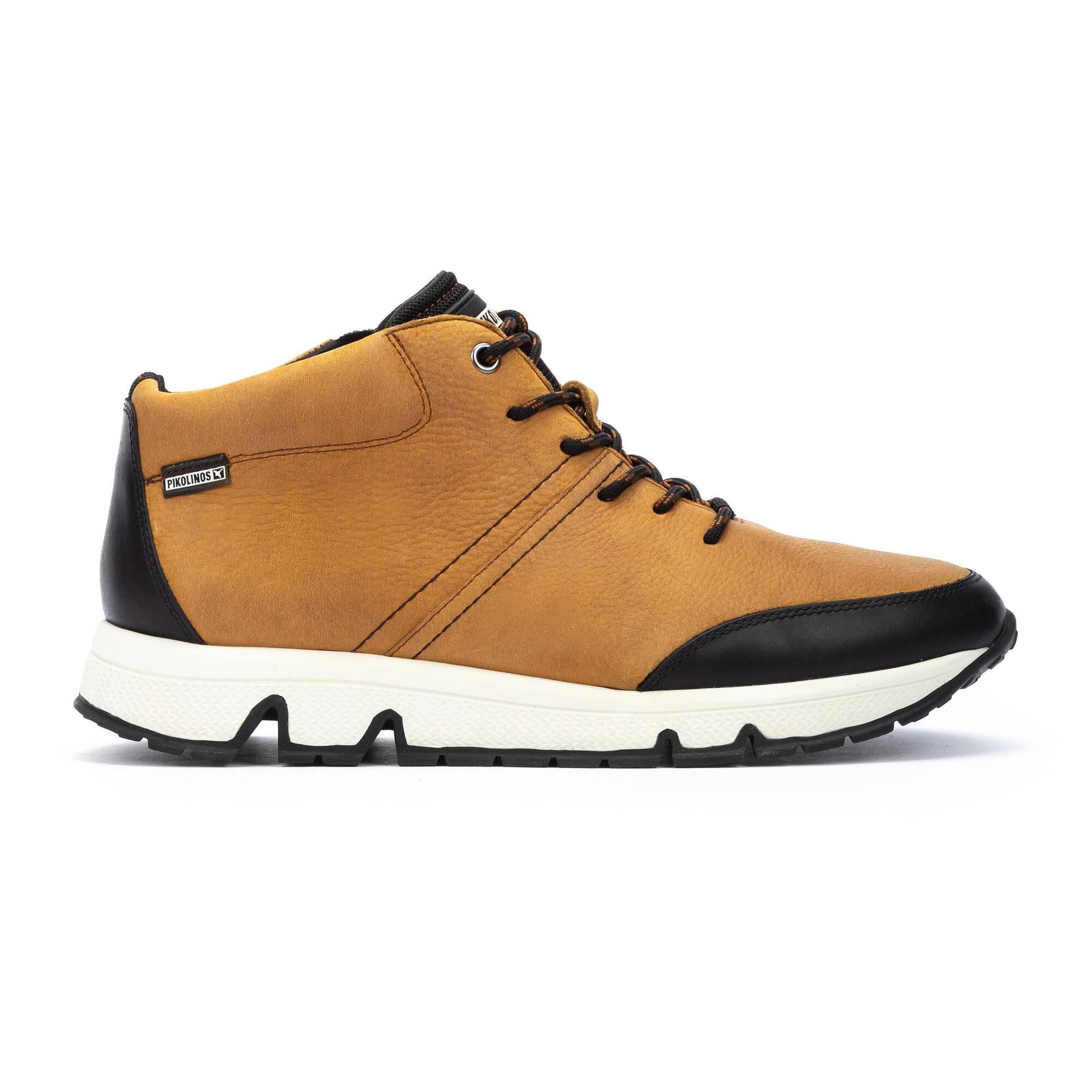 Image of Ferrol - Leder Sneaker Herren Braun 45
