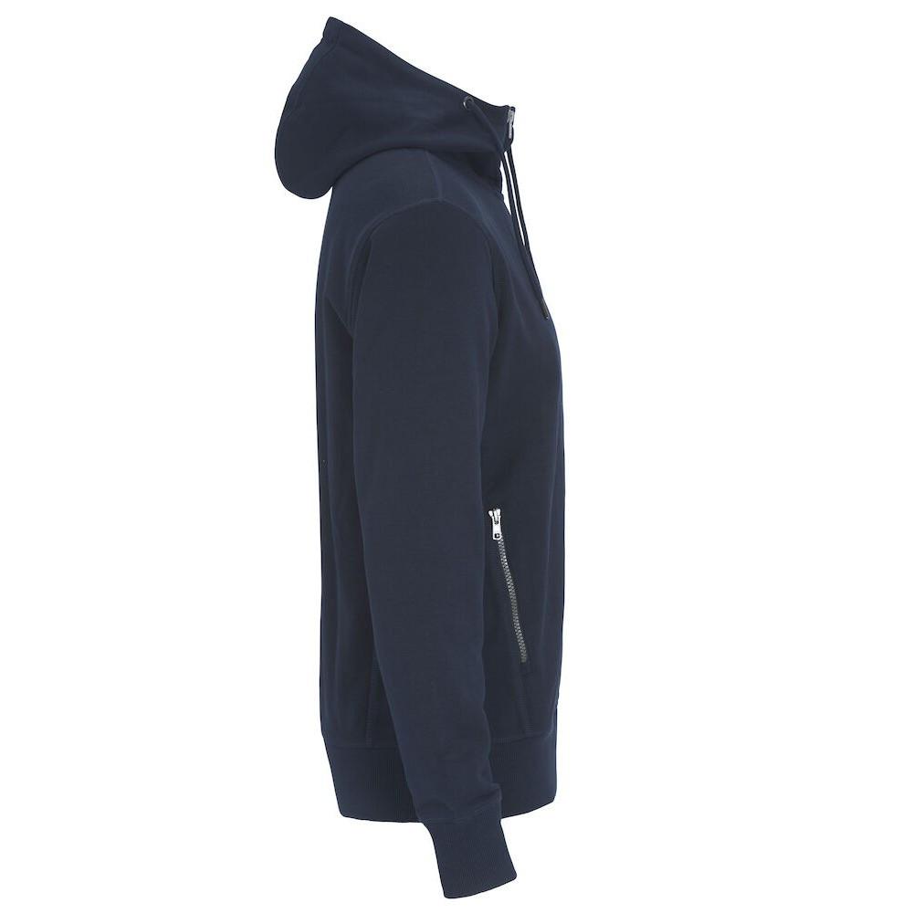 Cottover Hoodie mit durchgehendem Reissverschluss  