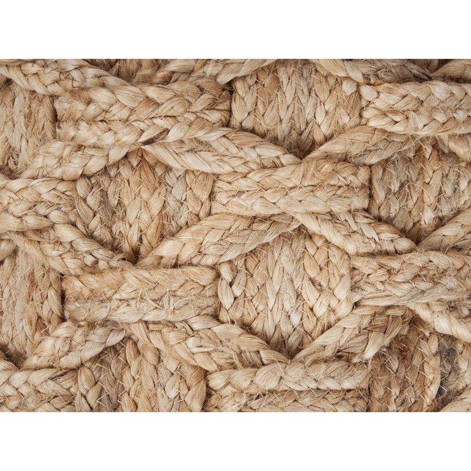 Beliani Pouf en Jute Boho TURKAN  