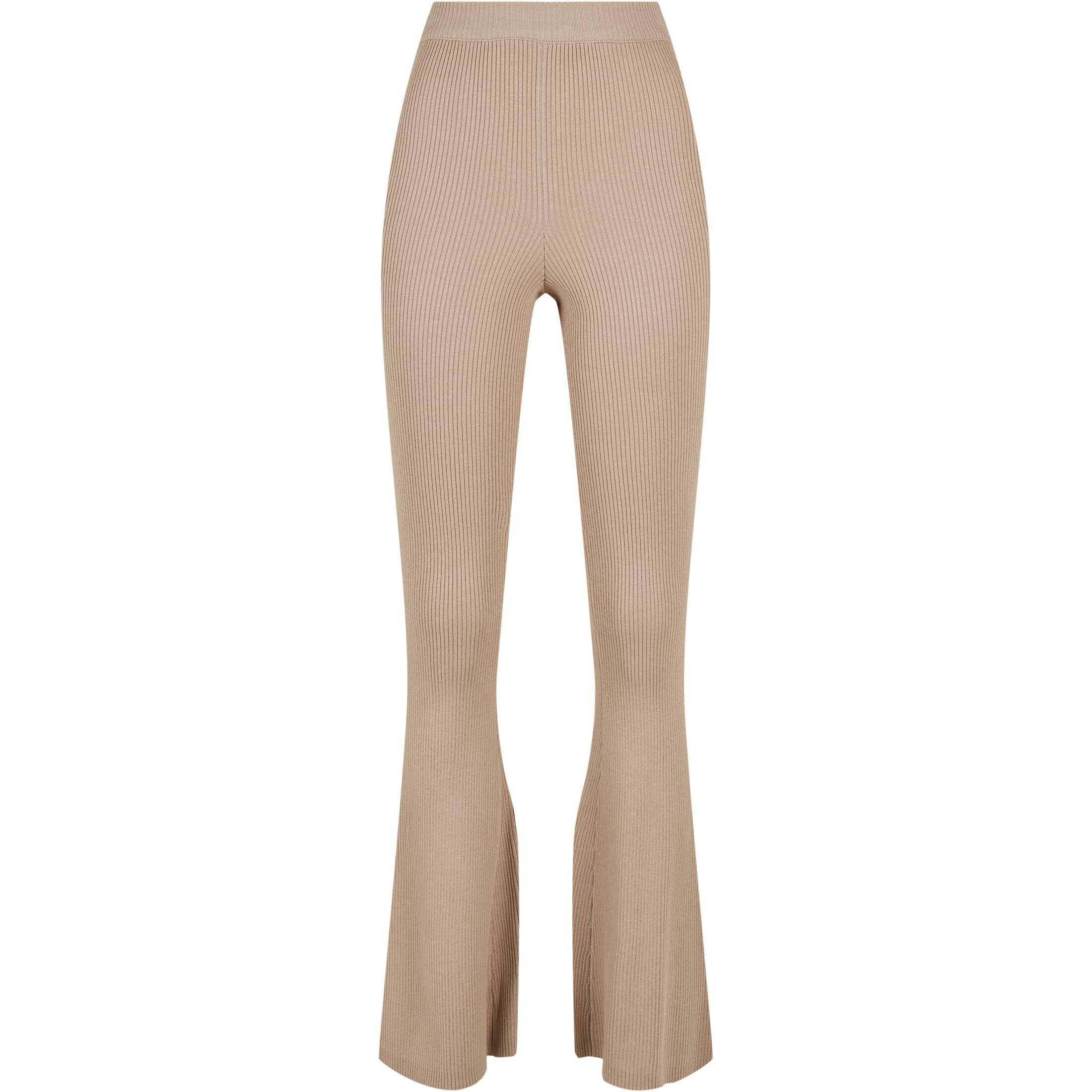 Image of Eggings Für Frauen Urban Cassics Rib Knit Bootcut Damen L