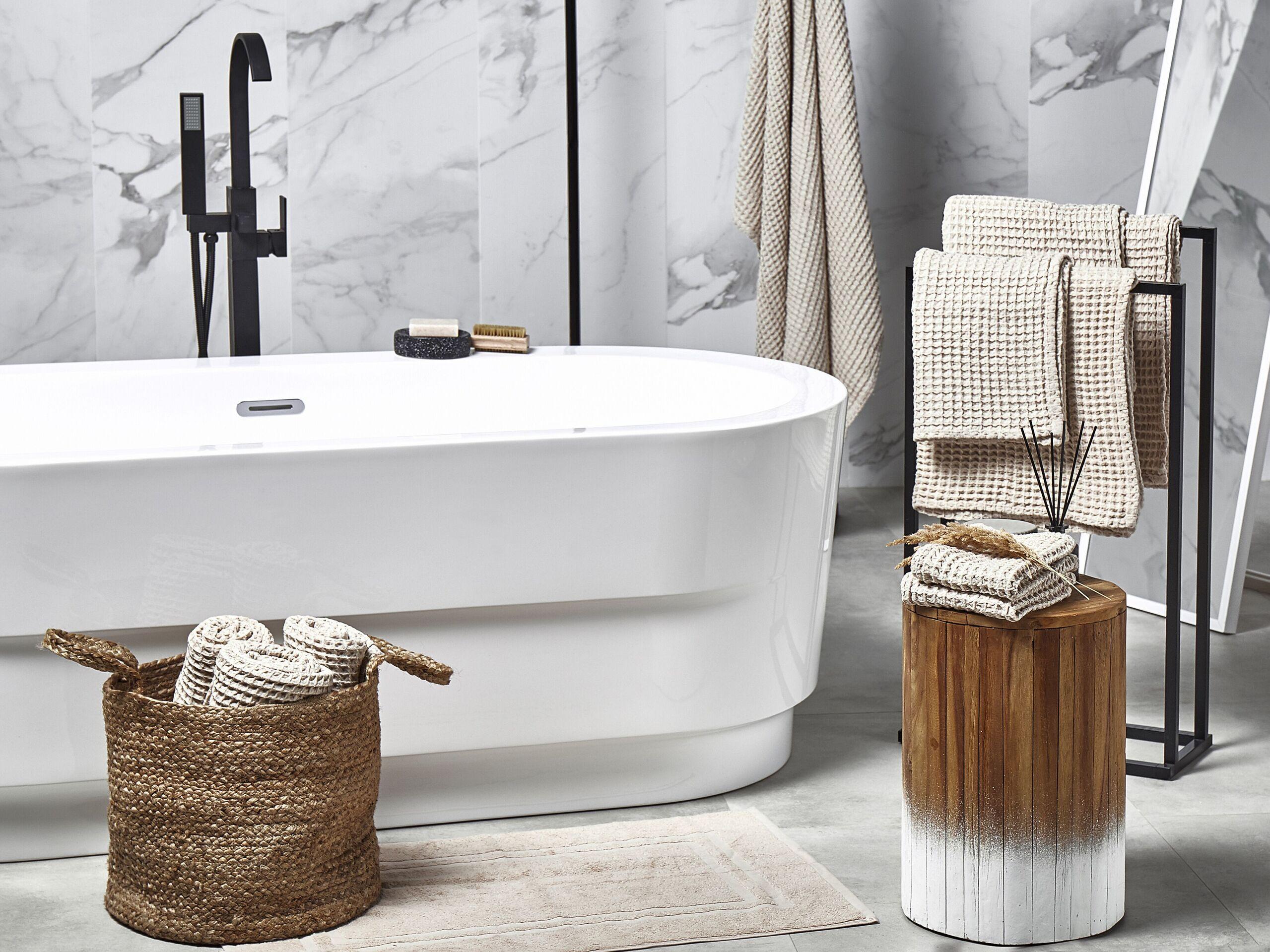 Beliani Set di 11 asciugamani en Cotone AREORA  