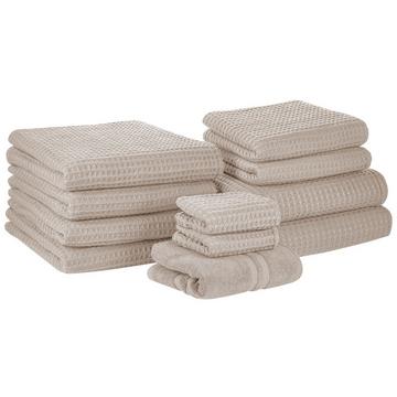 Set di 11 asciugamani en Cotone AREORA