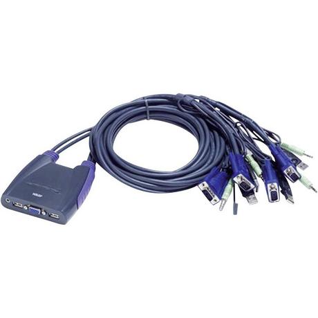 ATEN  4 Porte Switch KVM VGA USB 2048 x 1536 Pixel 