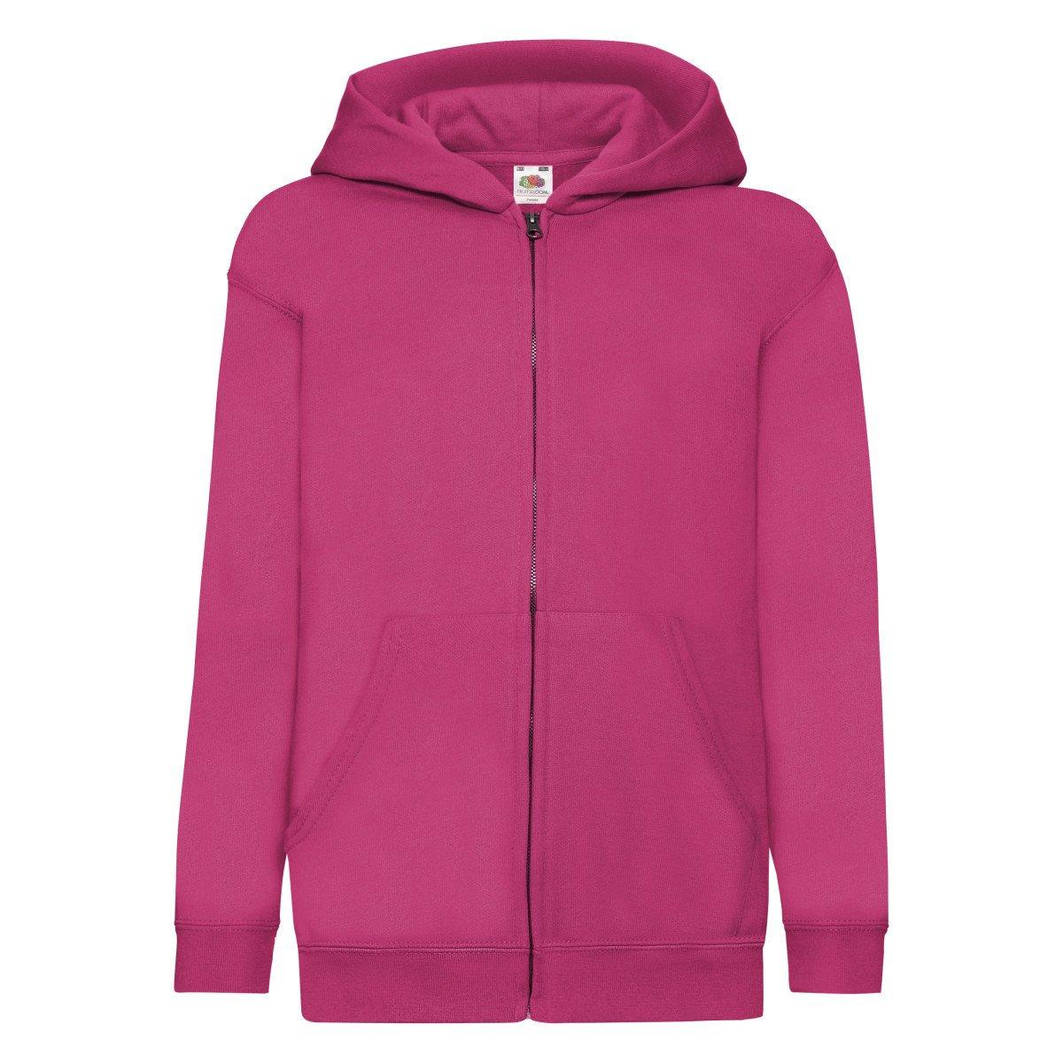 Image of Kapuzen-sweatshirt-jacke Jungen Fuchsia 116