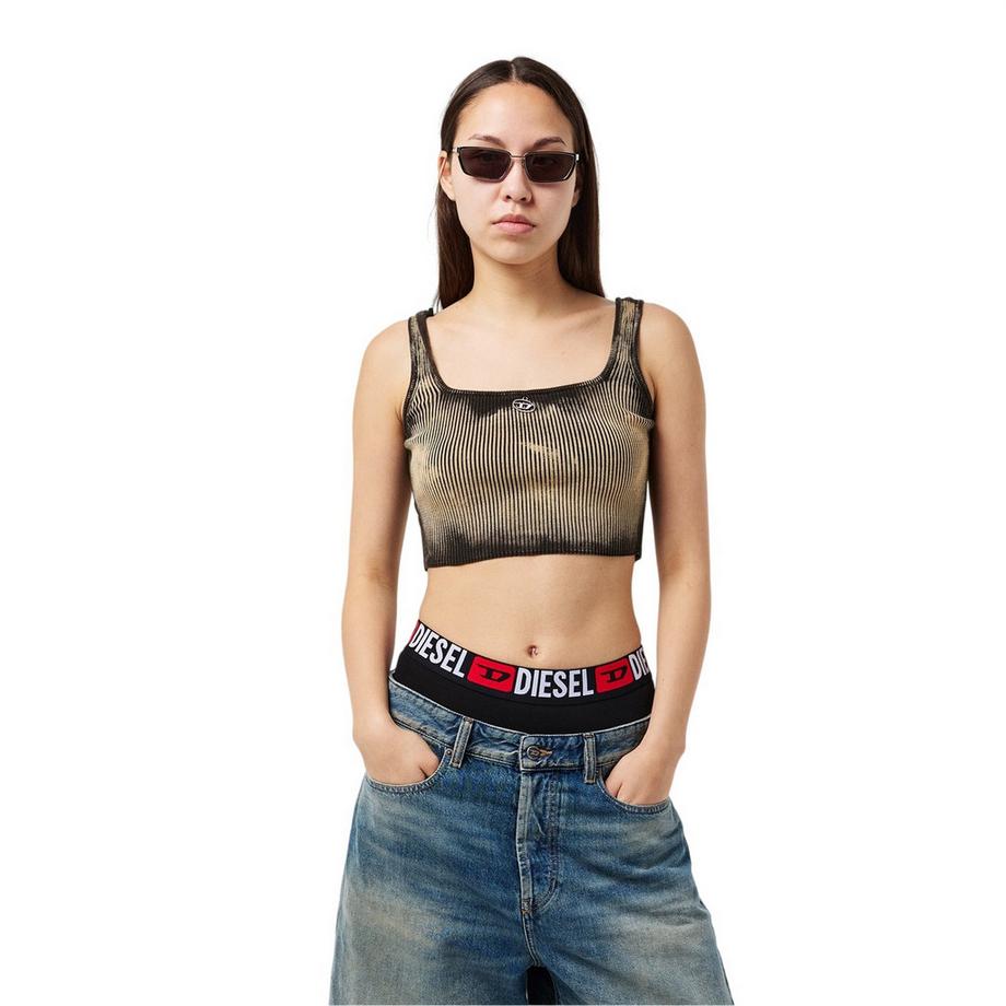DIESEL  Canotta Aderente Ritagliata 