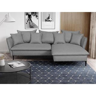 PASCAL MORABITO Divano letto angolare in Tessuto Grigio Angolo a destra LAZARE di PASCAL MORABITO  