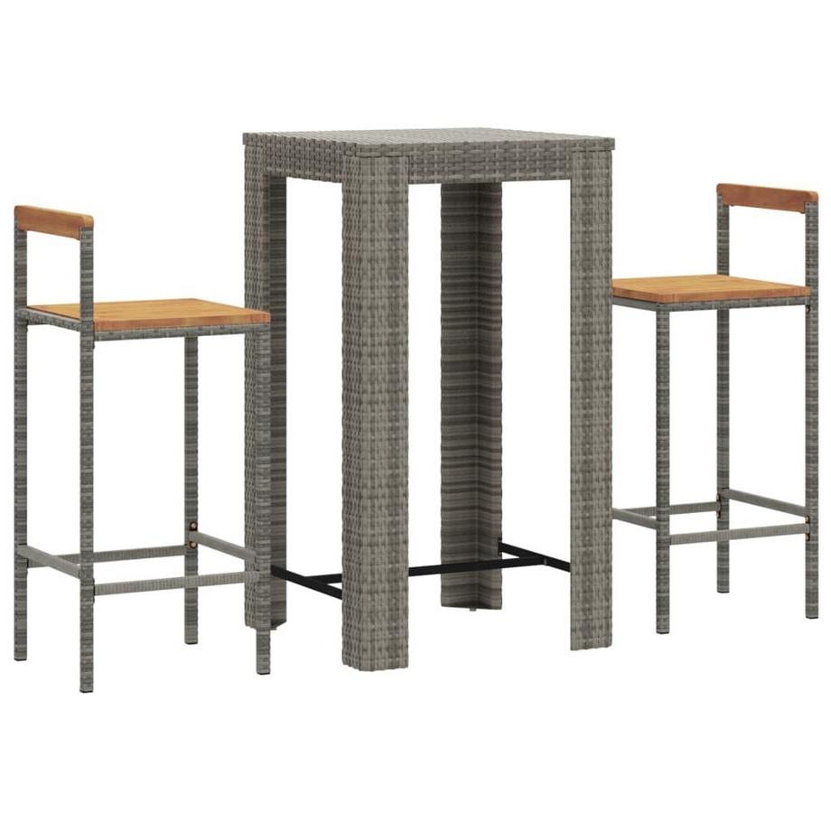 VidaXL Gartenbar set poly-rattan  