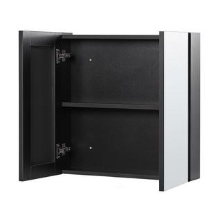 Beliani Bad-Spiegelschrank aus Sperrholz Skandinavisch NAVARRA  