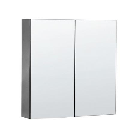 Beliani Bad-Spiegelschrank aus Sperrholz Skandinavisch NAVARRA  