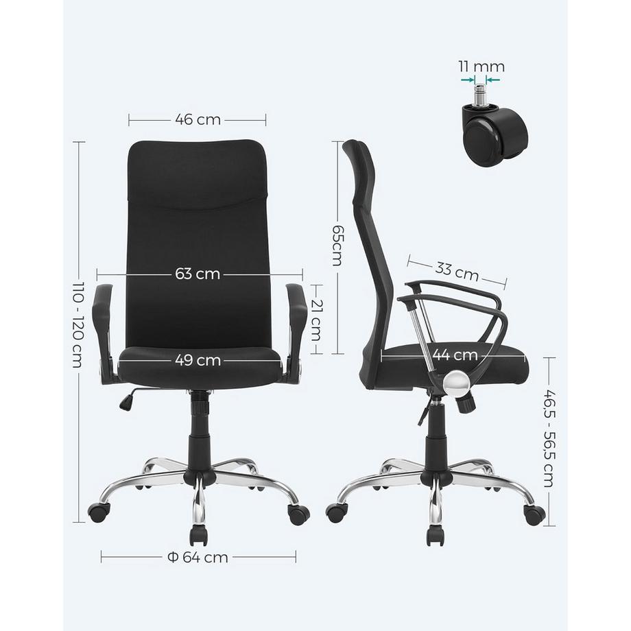 Songmics Chaise de bureau ergonomique  
