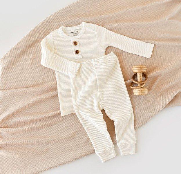 BabyCosy Organic  Set Pantalon et T-shirt à manches longues 