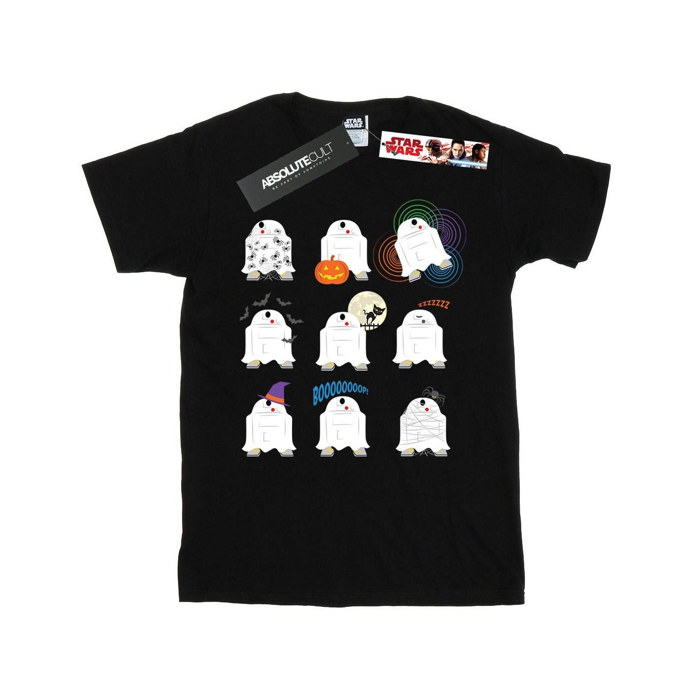 Image of R2d2 Trick Or Treat Tshirt Mädchen Schwarz 140/146