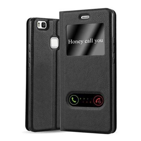 Cadorabo  Housse compatible avec Huawei P9 LITE 2016 / G9 LITE - Coque de protection avec fermeture magnétique, fonction de support et 2 fenêtres de visualisation 