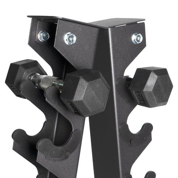 GladiatorFit  Rastrelliera in acciaio per 10 paia di manubri GladiatorFit 