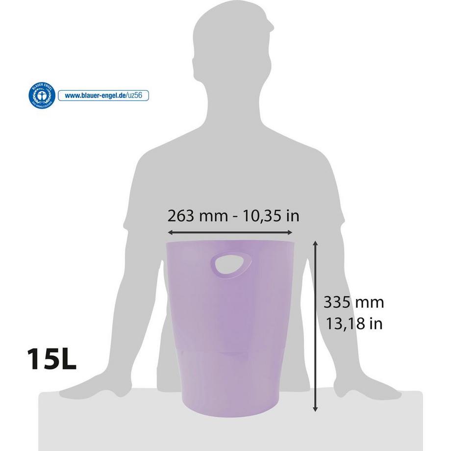Exacompta Cestino gettacarte Ecobin Aquarel  