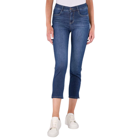 ANGELS Cici Slim Fit Crop Slit Super Stretch Jeans  