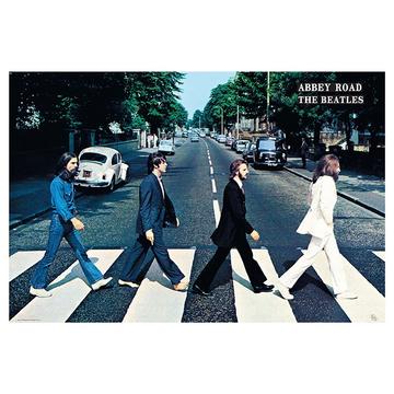 Poster - Gerollt und mit Folie versehen - The Beatles - Abbey Road